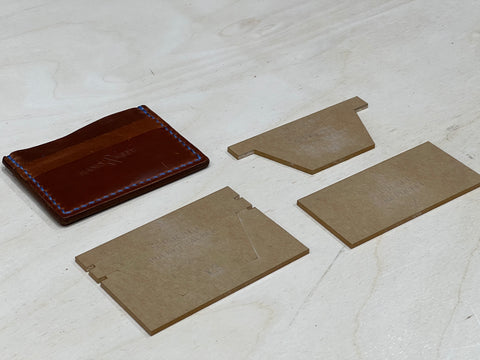 5-Pocket Wallet Acrylic Pattern Template