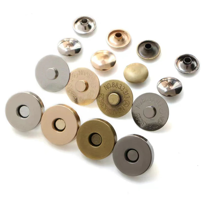 Magnet Closure - Rivet or Feet (10pc) – Hand and Sew Leather