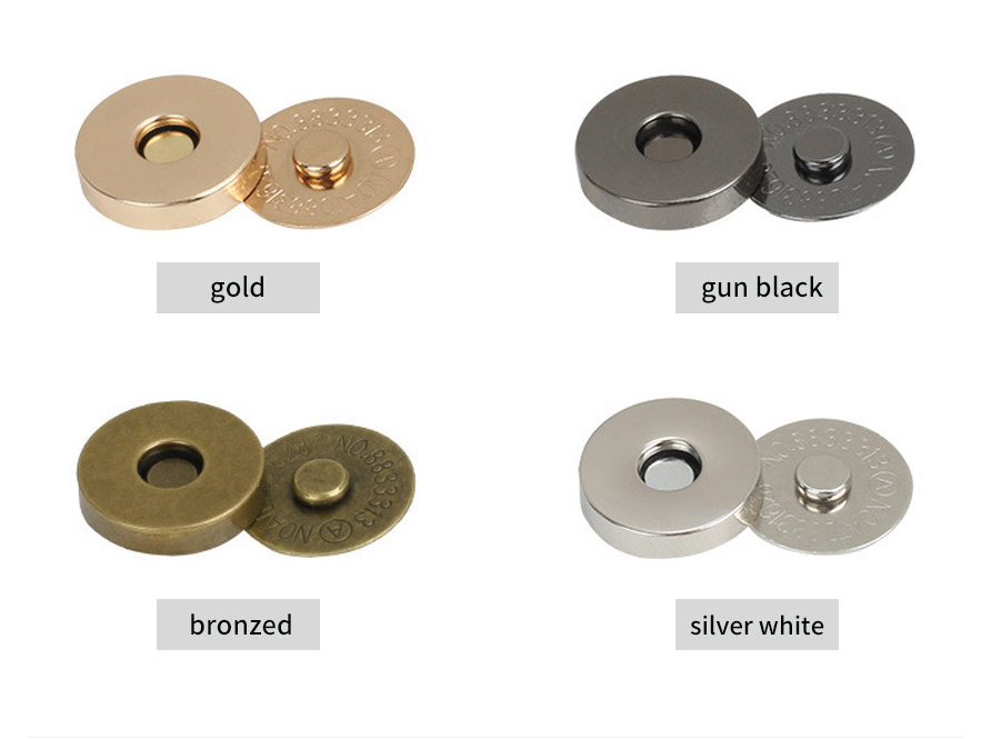 Magnet Closure - Rivet or Feet (10pc) – Hand and Sew Leather