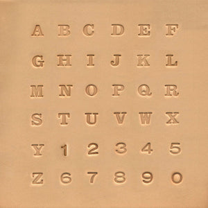 1/4" Alphabet Stamp Set