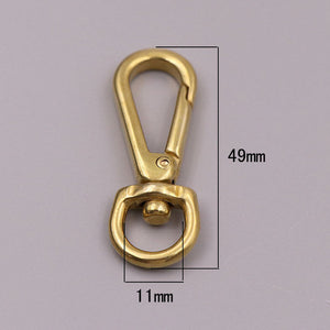 Solid Brass Lever Swivel Snap