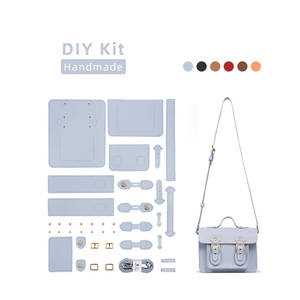 Kit mini-sac cartable en cuir