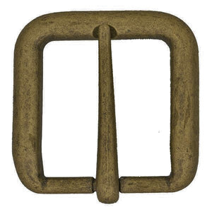 Beefy Antique Solid Brass Buckle (1.25")