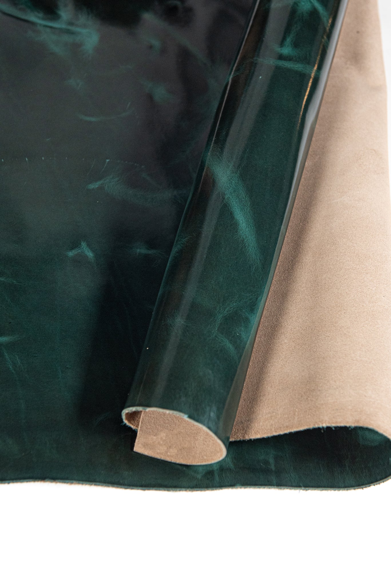 Glossy Excel Jade Leather