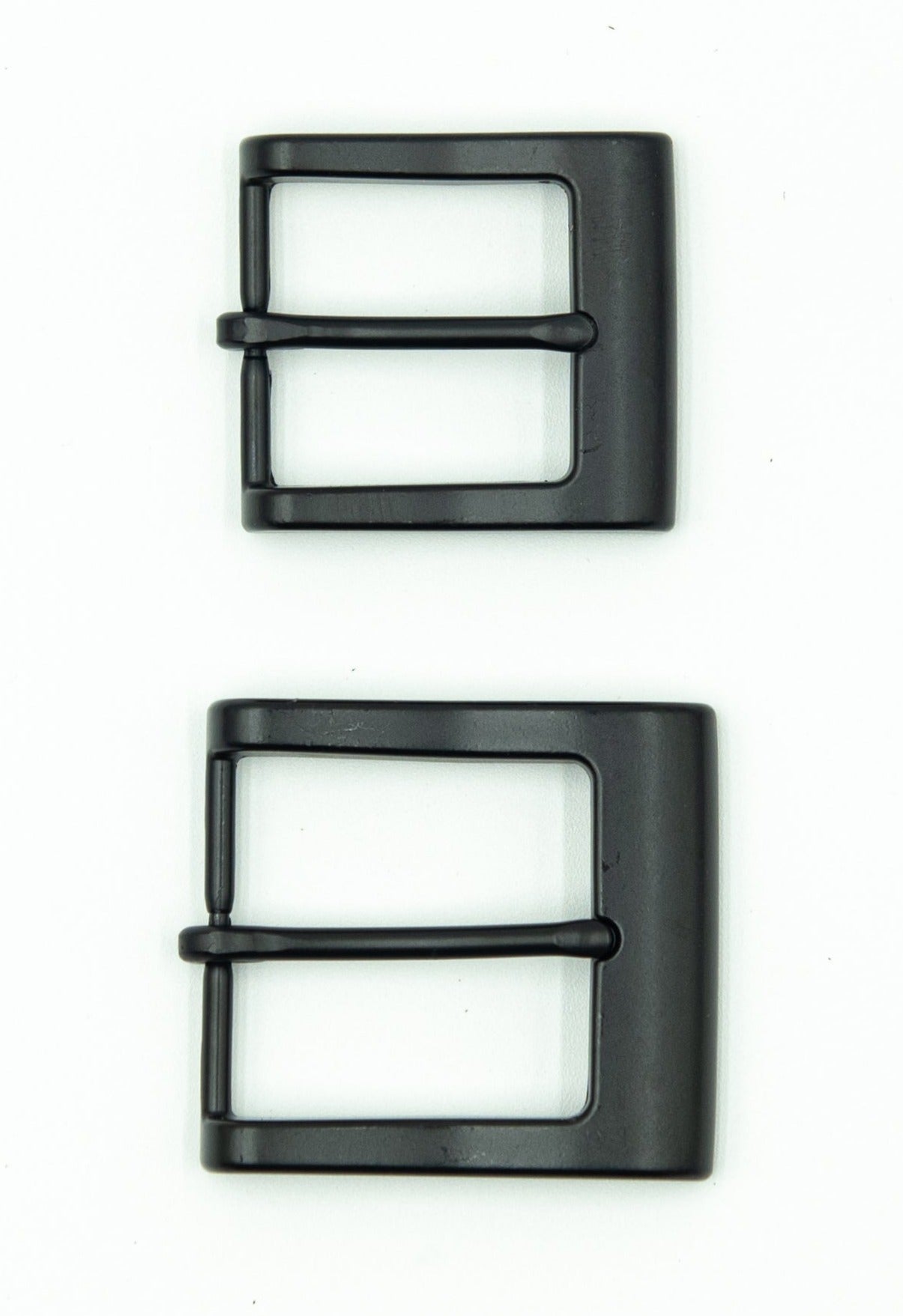 Boucle de ceinture carrée (1,25", 1,5") (noir mat)