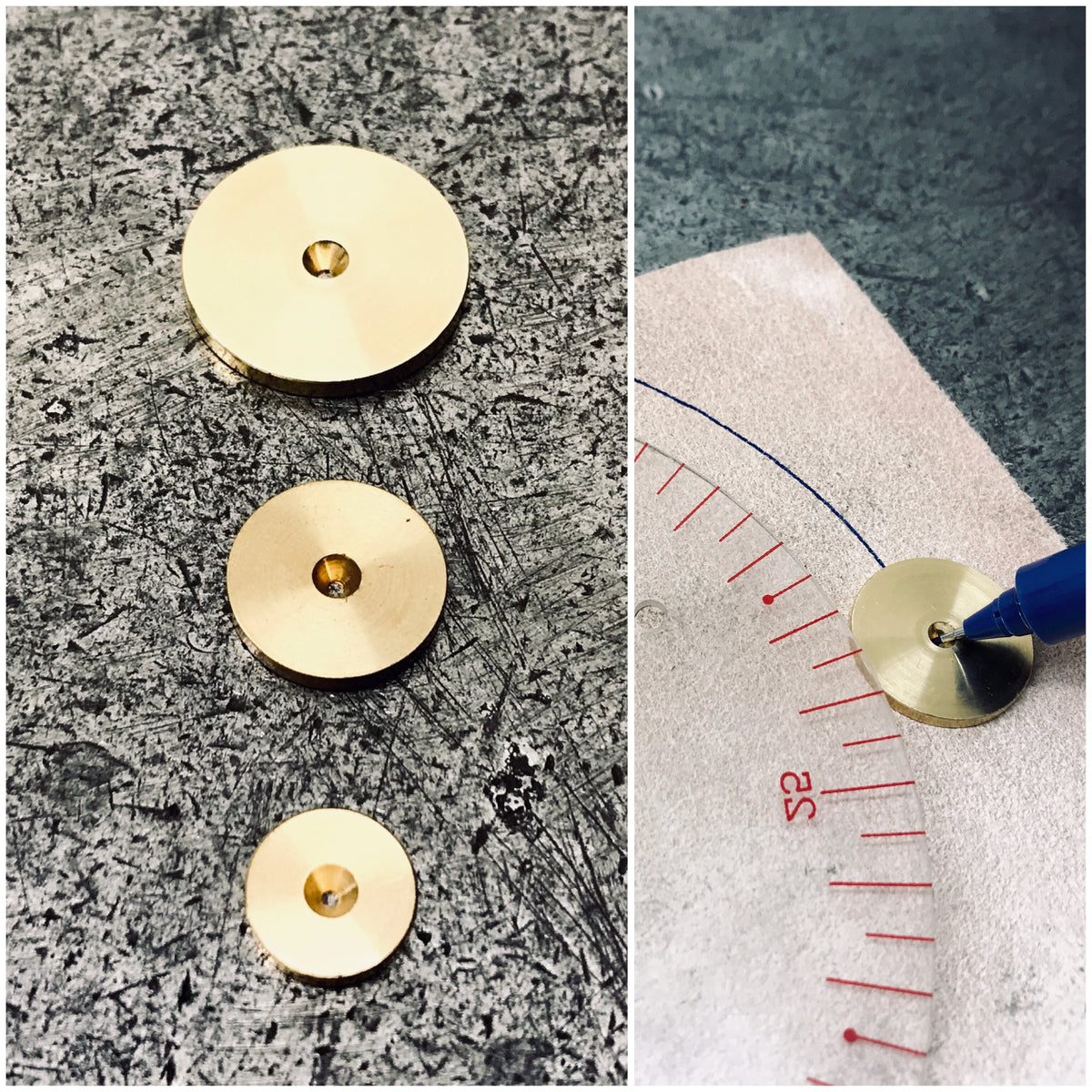 OKA Round Circle Offset Ruler Set – Hand and Sew Leather