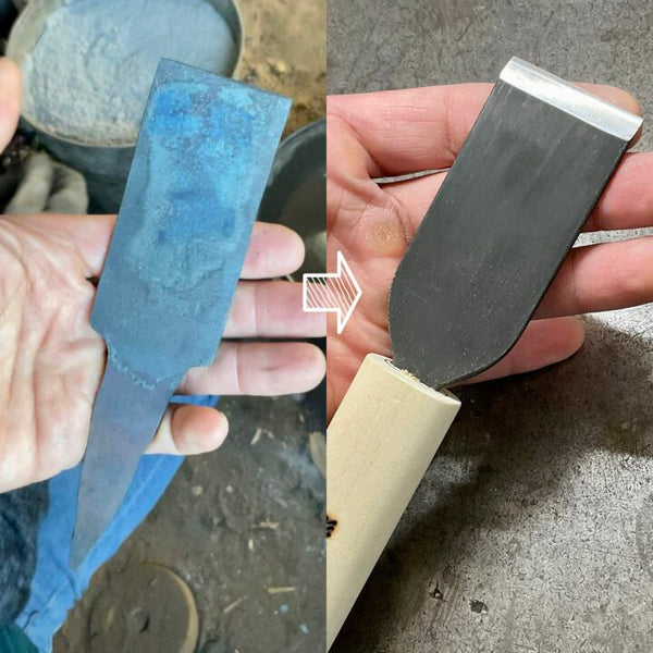 Couteau à découper japonais OKA (acier bleu)