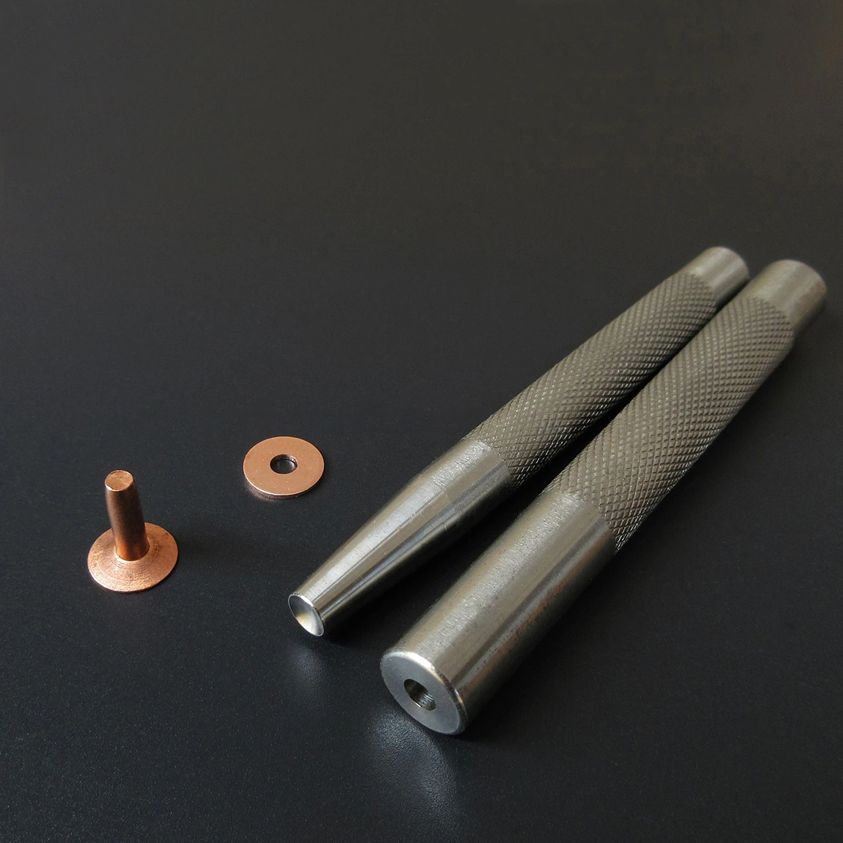 Copper + Brass PRO Rivet Setter (#9 Rivets) – Hand and Sew Leather