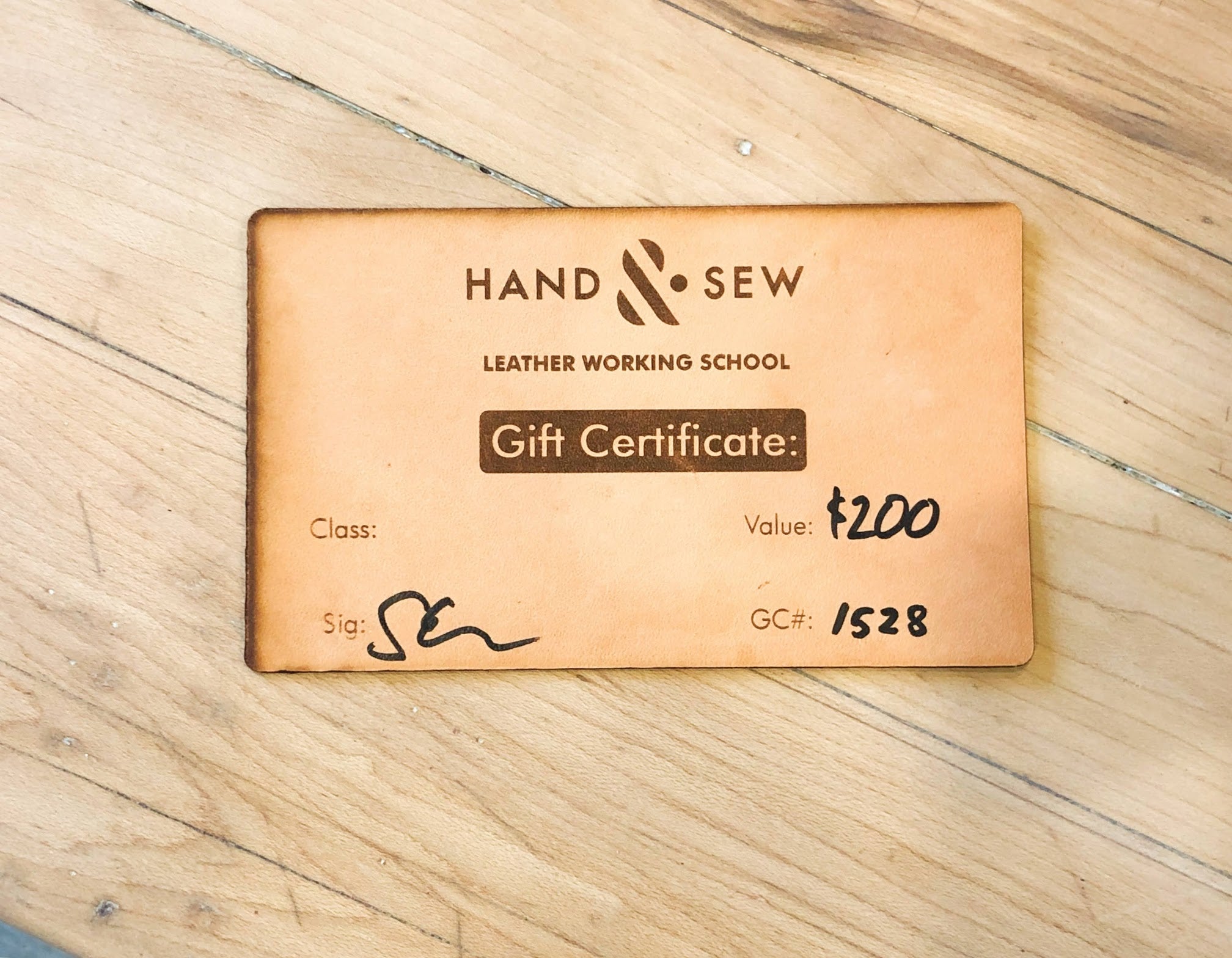 Hand and Sew Leather Supply Gift Card