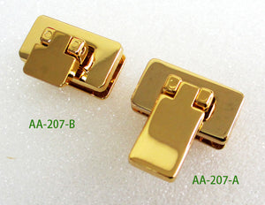 Flip Lock - 24k Gold, Nickel