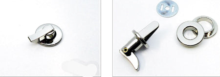 Small Flip Lock - 24K Gold or Nickel