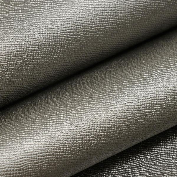 Metallic Crossgrain Italian Leather