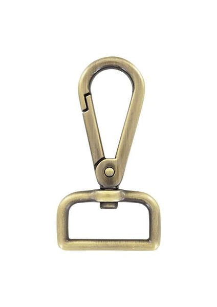 Lever Swivel Snap- Brass, Nickel, Antique Brass