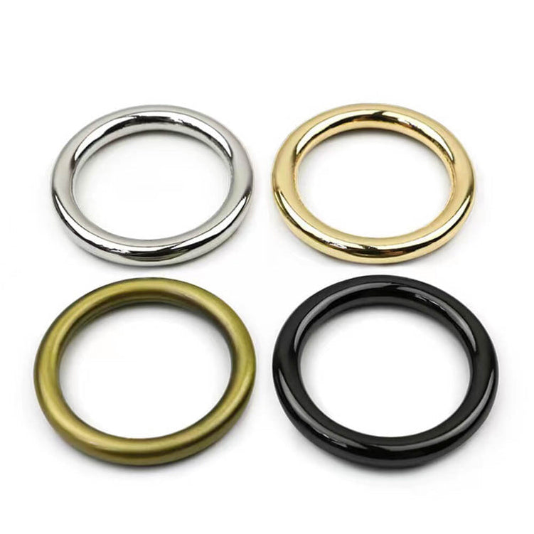 Round Solid Cast Ring (2pk)  - Brass, Nickel, Antique Brass, Gunmetal